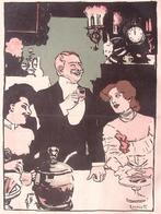 Proosten aan tafel (lijst optie, antiek-woonaccessoires), Verzenden