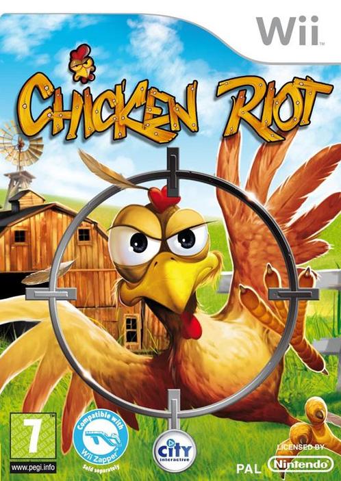Chicken Riot-Standaard (Wii) Gebruikt, Spelcomputers en Games, Games | Nintendo Wii, Zo goed als nieuw, Ophalen of Verzenden