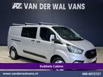 Ford Transit Custom | 2.0 TDCI 131pk L2H1 Dubbele Cabine, Gebruikt, Euro 6, Dealer onderhouden, Ford