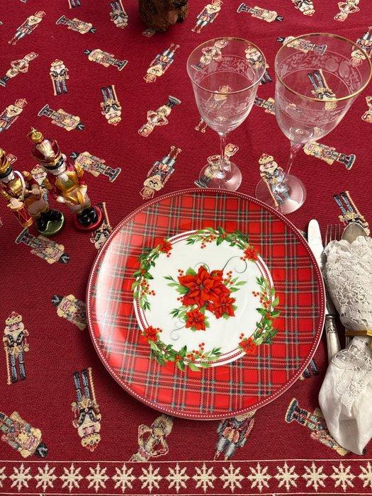 San Leucio Exclusief kerst gobelin tafelkleed met, Antiek en Kunst, Antiek | Kleden en Textiel