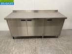 RVS Werkkast 180,5 x 70 cm 3 Klapdeuren Horeca, Ophalen of Verzenden, Gebruikt