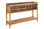 Console HERITAGE 125cm grenenhout nature - 44480, Ophalen of Verzenden, Nieuw