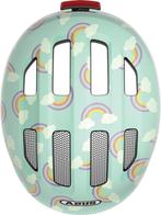 Abus Kinderhelm Smiley 3.0 maat M - Led Blue Rainbow, Ophalen of Verzenden, Gebruikt, Abus