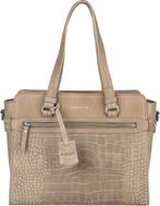 BURKELY Croco Cody Handbag S - Grijs, Verzenden, Nieuw
