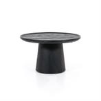 Salontafel Ron 66x39 - zwart, Ophalen of Verzenden, Nieuw