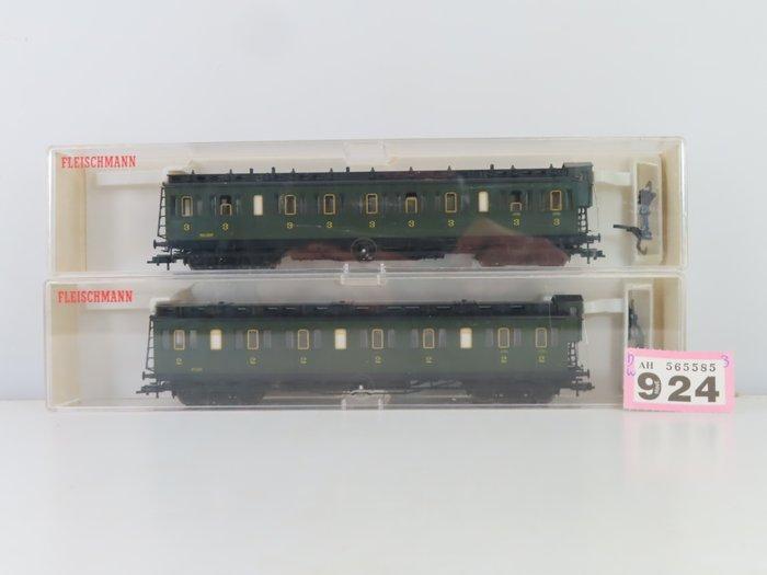 Fleischmann H0 - 5085K/5086K - Modeltrein personenwagen (2), Hobby en Vrije tijd, Modeltreinen | H0