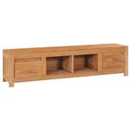 vidaXL Tv-meubel 115x30x35 cm massief teakhout, Huis en Inrichting, 100 tot 150 cm, Verzenden, Nieuw, Minder dan 100 cm