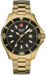 Swiss Alpine Military 7040.1117 horloge 45 mm, Overige merken, Staal, Verzenden, Polshorloge