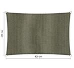 Premium schaduwdoek 2x4m rechthoek waterdoorlatend Deser..., Tuin en Terras, Nieuw