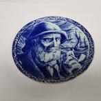 Deflts blauw bord oude matroos Boch Frères La Louviere, Antiek en Kunst, Verzenden