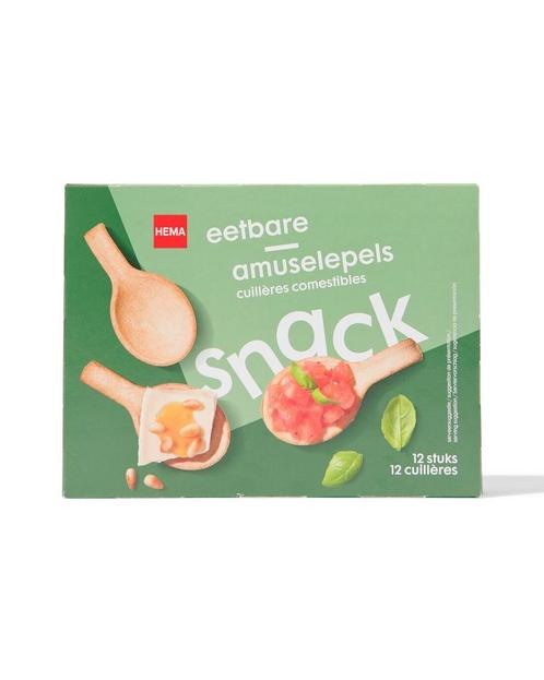HEMA Eetbare amuselepels - 12 stuks, Diversen, Levensmiddelen, Verzenden