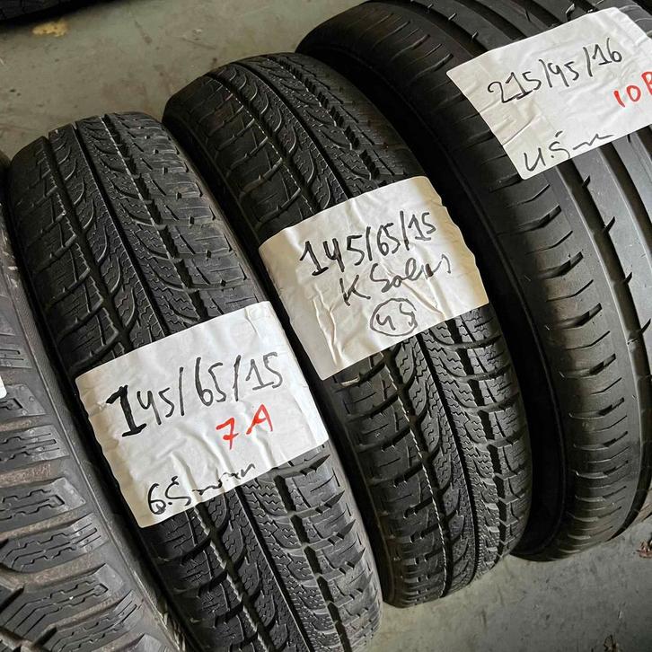 2 x Kumho Solus 145-65-15 4 Seizoenbanden 6,5mm, Auto-onderdelen, Banden en Velgen, 15 inch, All Season, 145 mm, Personenwagen