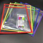 FlexJuf doorzichtige insteekhoezen / wisbordjes A4+ (set, Ophalen of Verzenden, Nieuw