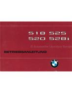 1978 BMW 5 SERIE INSTRUCTIEBOEKJE DUITS, Auto diversen, Handleidingen en Instructieboekjes