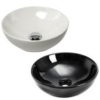 Wasbak Rond Halfbolvormig Zwart Keramiek Ø 365 mm Opbouw, Watersport en Boten, Ophalen of Verzenden, Nieuw, Zeilboot of Motorboot