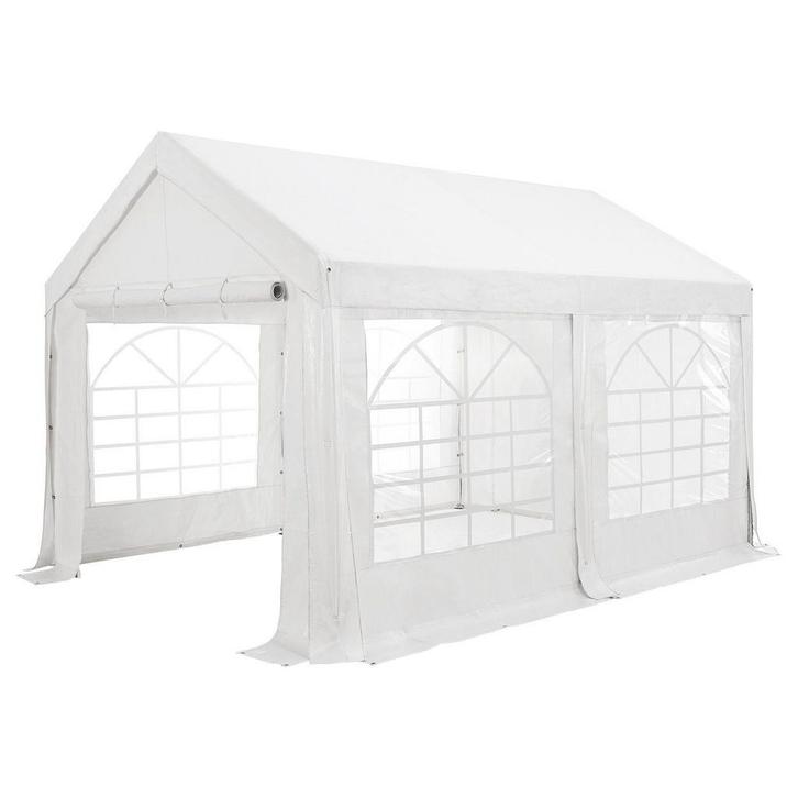 Partytent / Paviljoen Gala - 3 x 4 meter - Wit - Incl. Zijwa, Tuin en Terras, Partytenten, Nieuw, Verzenden