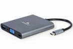 CablExpert USB Type-C 6-in-1 Multi-Port Adapter-Standaard, Ophalen of Verzenden, Nieuw