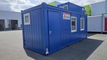 Uitvoerdersunit 6x2,4 incl. toilet en keukenblokje beschikbaar voor biedingen