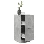 vidaXL Apothekerskast 30x41x77,5 cm bewerkt hout betongrijs, Huis en Inrichting, Kasten | Overige, Verzenden, Nieuw