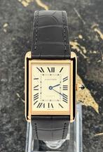 Cartier Tank Louis Cartier XL - Rose - Brown Strap - WGTA034, Overige merken, Leer, Polshorloge, Nieuw