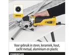 Powerplus POWX1365MB Invalzaag - 600W - Ø89mm - Incl. laser,, Verzenden, Zo goed als nieuw