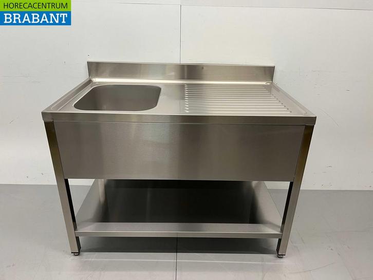RVS  Spoeltafel spoelbak Gelast model Premium-line 120 cm, Zakelijke goederen, Horeca | Keukenapparatuur, Nieuw zonder verpakking