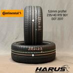 235/40/19 96Y Continental zomerbanden 5,6mm profiel 2X, 19 inch, Gebruikt, Ophalen of Verzenden, 235 mm