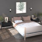 vidaXL Nachtkastjes 2 st wandgemonteerd zwart, Huis en Inrichting, Minder dan 45 cm, Verzenden, Nieuw, Minder dan 55 cm