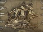 Maritieme objecten - Vintage nautisch schilderij,