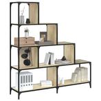 vidaXL Boekenkast 4-laags 139x33,5x149 cm bewerkt hout, Verzenden, Nieuw, Overige houtsoorten