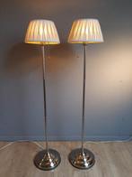 Staande lamp (2) - Metaal - Vloerlampen - Trekkoord, Antiek en Kunst