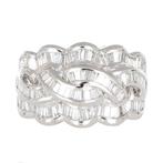 Zonder Minimumprijs - Ring - 18 karaat Witgoud Diamant, Nieuw