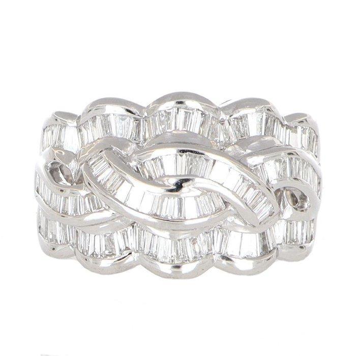 Zonder Minimumprijs - Ring - 18 karaat Witgoud Diamant, Sieraden, Tassen en Uiterlijk, Ringen