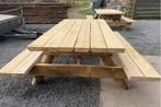 Rockwood® Landschapspicknicktafel Kastanje 200cm 2.00m, Ophalen of Verzenden, Nieuw, Rechthoekig, Hout