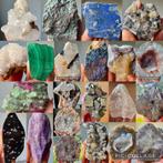 Prachtige verzameling mineralen. Vrije vorm - 17.5×15×13 cm