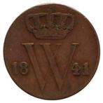 ½ Cent 1841-1843 Willem II ZFr, Postzegels en Munten, Munten | Nederland, Verzenden