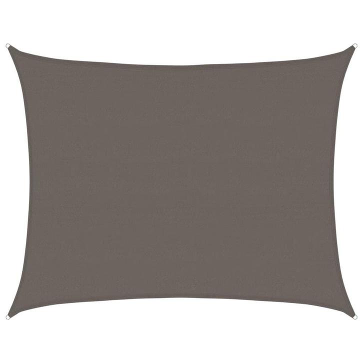 Zonnezeil 6x8m HDPE Antraciet | Gebruikt | 46% Korting, Tuin en Terras, Schaduwdoeken, Nieuw, Ophalen of Verzenden