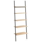 Ladderrek 64x34x185cm Lichtbruin - Retourdeal! 40% Korting, Met plank(en), Nieuw, 150 tot 200 cm, 25 tot 50 cm