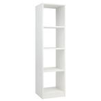 Plank met 4 Vakken Boekenkast Hout 38 x 142 x 33 cm Staand R, Huis en Inrichting, Nieuw, Verzenden
