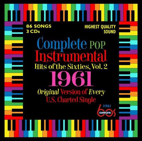cd - Various - Complete Pop Instrumental Hits Of The Sixt..., Cd's en Dvd's, Cd's | Overige Cd's, Zo goed als nieuw, Verzenden