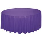 Paarse Tafelkleed Rond 2,13m, Verzenden, Nieuw