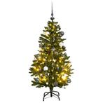 vidaXL Kunstkerstboom met scharnieren 150 LEDs en, Diversen, Kerst, Verzenden, Nieuw