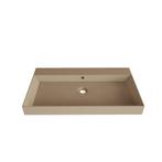 Wastafel Gliss Design Lako 80 cm Zonder Kraangat Mat, Ophalen of Verzenden, Nieuw