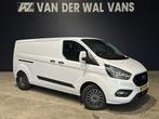 Ford Transit Custom 2.0 TDCI 131pk Automaat L2H1 Euro6 Airco, Automaat, Stof, Gebruikt, Wit