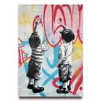 Asko - Young Vandals - XL - Canvas - Banksy Style