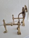 Niet bekend - Messing Openhaard hout dragers (2) - Art