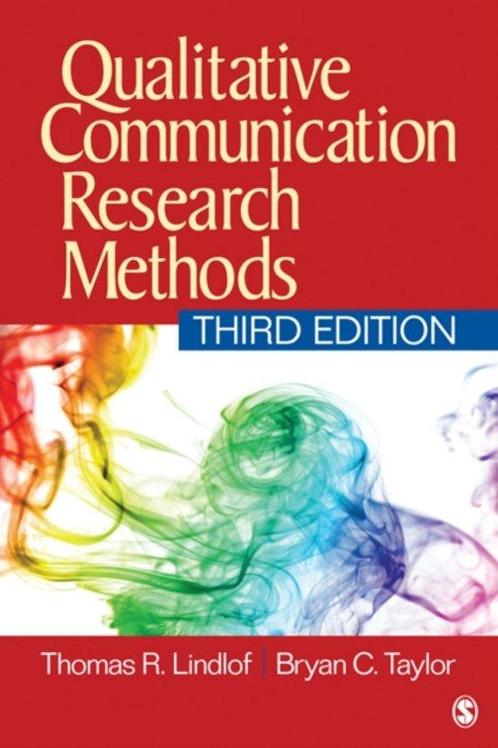 Thomas R. Lindlof - Qualitative Communication Research, Boeken, Overige Boeken, Verzenden