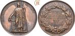 Brons medaille 1830 Nederland Koenigreich: Wilhelm I von..., Postzegels en Munten, Penningen en Medailles, Verzenden