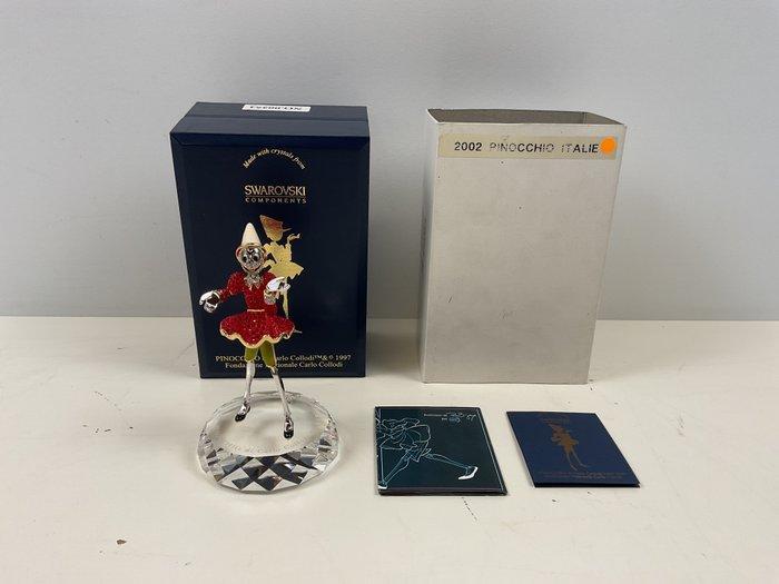 Beeldje - Rhodium metalen beeldje met juwelen, Pinocchio, Antiek en Kunst, Curiosa en Brocante