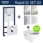 Grohe Rapid SL Toiletset set02 B&W Compact met Grohe Arena, Doe-het-zelf en Verbouw, Sanitair, Ophalen of Verzenden, Nieuw, Overige typen